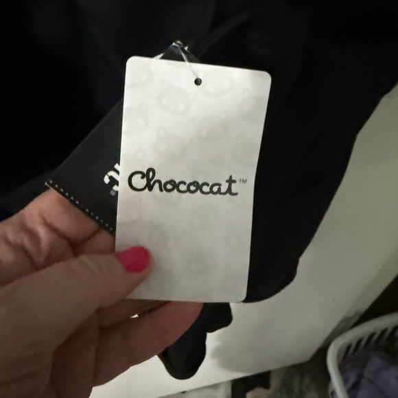 Sanrio Black Jumpsuit Sleek Stretchy Design - Picture 4 of 6